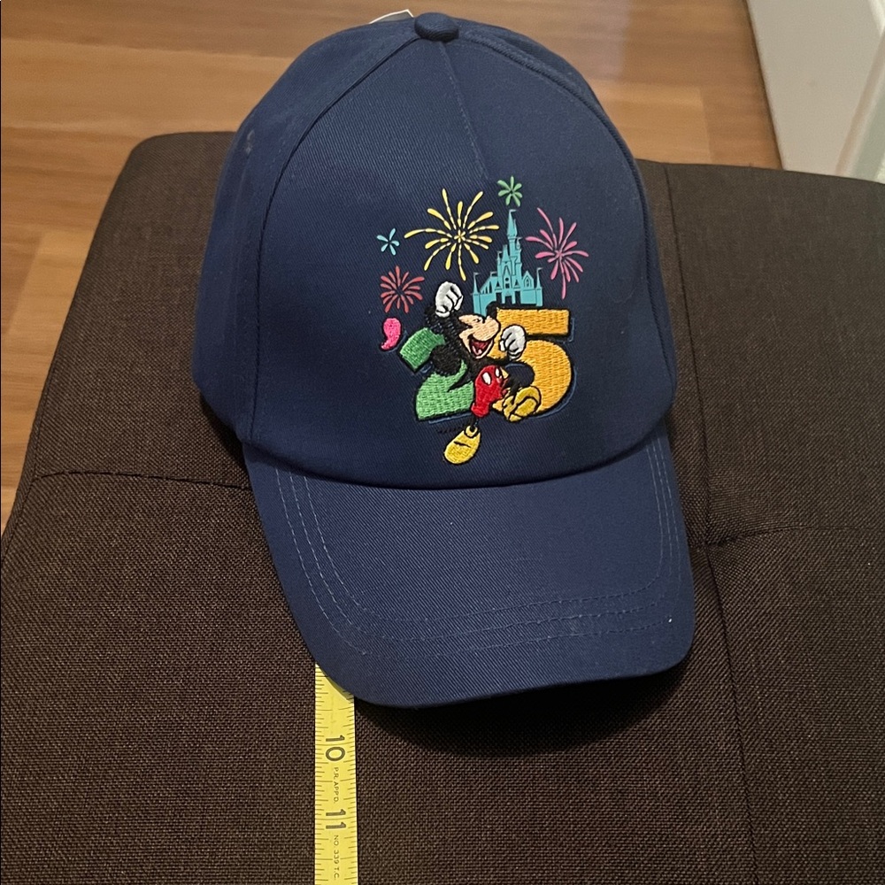 ( 0359) Unisex Disney Blue Cap with Mickey Mouse and Fireworks - Picture 7 of 13